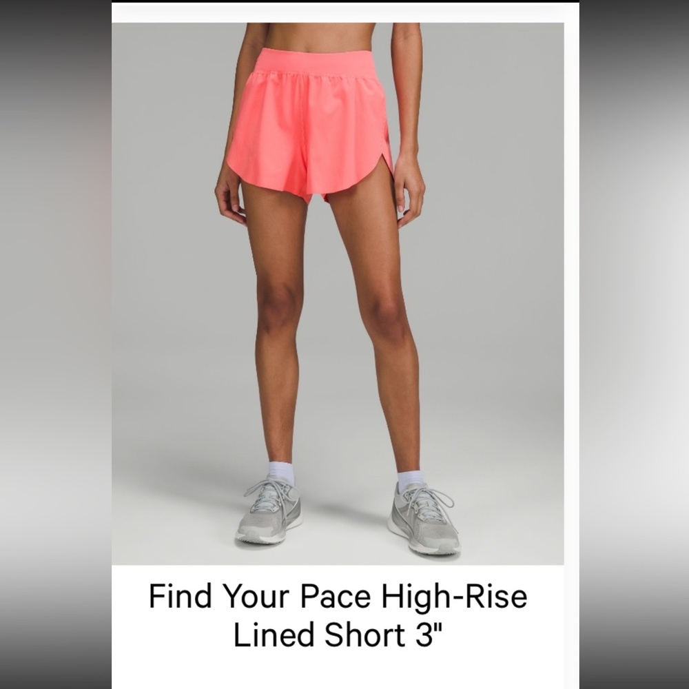 Lululemon Find Your Pace High-Rise Lined Short 3”